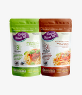 Konjac Massa Mista – Caixa com 14 Unidades (7 Espaguete + 7 Bucatini) 200g